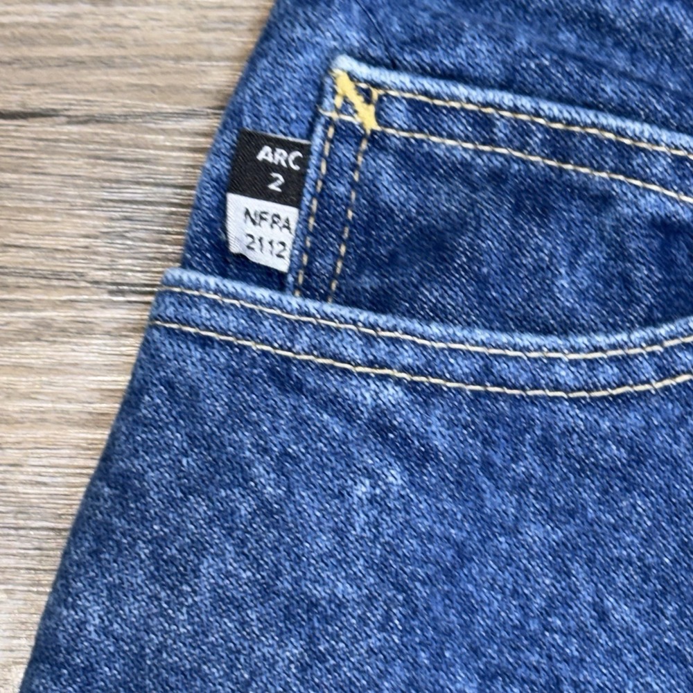 VTG Carhartt Flame-Resistant (FR) Relaxed Fit Denim Jeans Mens W34 x L32 - Picture 6 of 16